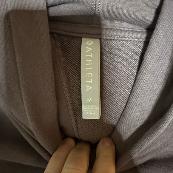 Athleta Moonrise Open Back Hoodie Sweater - Picture 3 of 6